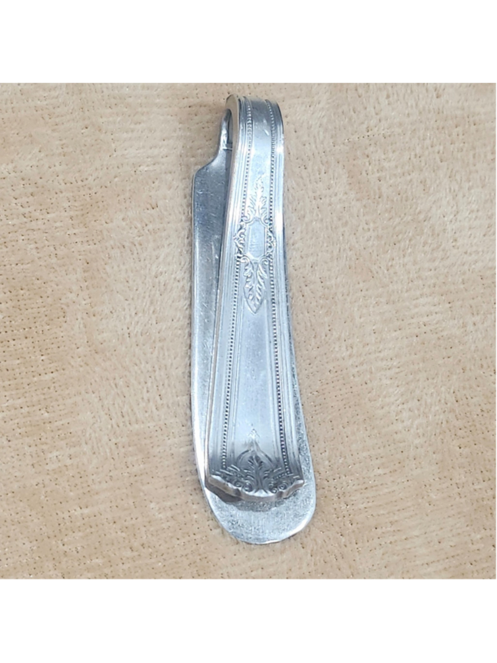 R&B Reed & Barton Silverplate Manor Money Clip Card Holder